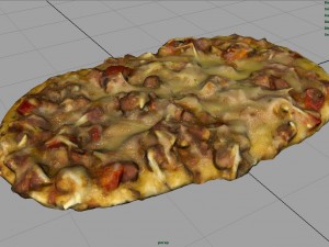 pizza 3D 모델