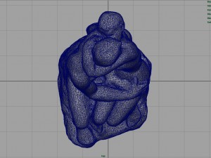 the kiss rodin sculpture 3Dモデル