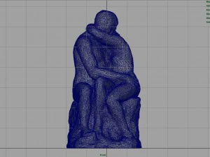 &ouml;p&uuml;c&uuml;k rodin heykeli 3D Model