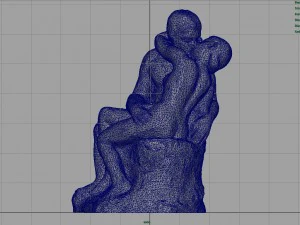 &ouml;p&uuml;c&uuml;k rodin heykeli 3D Model