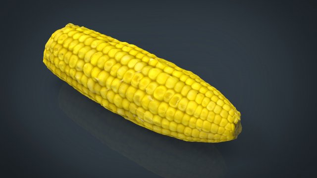 corn 3D Модель .c4d .max .obj .3ds .fbx .stl .blend 