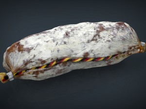 sausage salami 1 3D Model