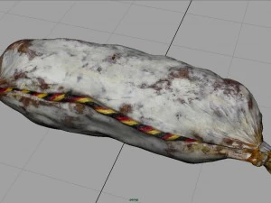 sausage salami 1 3D Model