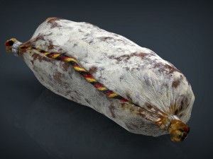 sausage salami 1 3Dモデル