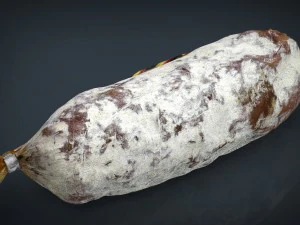 sausage salami 1 3D Model