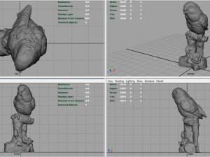 green parrot 3D मॉडल