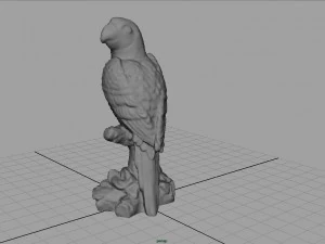red parrot 3D Model