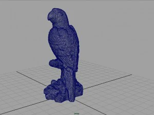 red parrot 3D Model