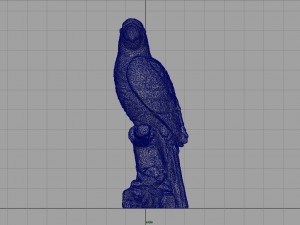 red parrot Modelo 3D
