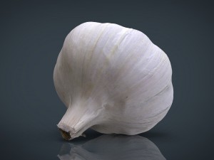 realistic garlic Modelo 3D
