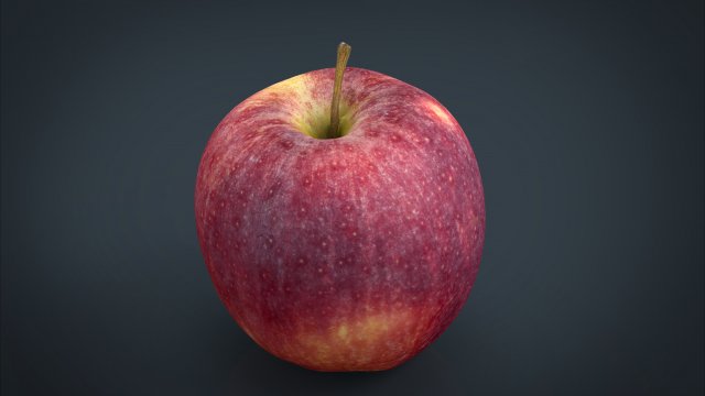 red apple Modèle 3D .c4d .max .obj .3ds .fbx .stl .blend 