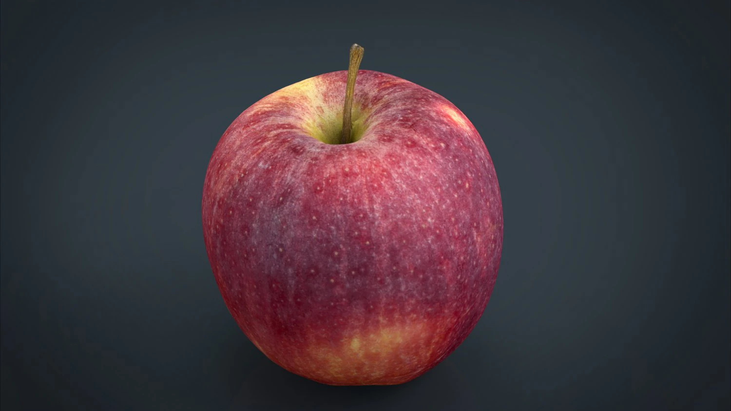 red apple 3D Model .c4d .max .obj .3ds .fbx .stl .blend 
