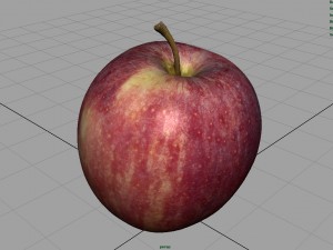 red apple Modèle 3D