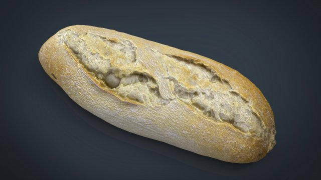 bread 5 Model 3D .c4d .max .obj .3ds .fbx .stl .blend