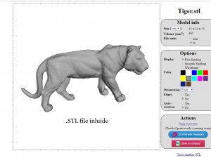 tiger Modelo 3D