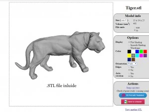 tiger 3D Model