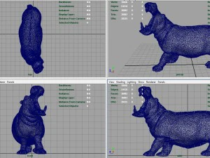 hippopotamus 3D Model