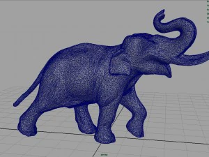 elefante asiatico Modello 3D