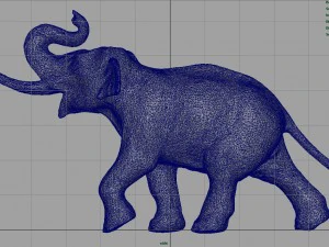 elefante asiatico Modello 3D
