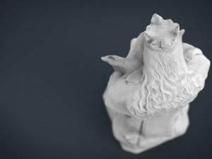 Virgin mary with baby jesus 3D Model