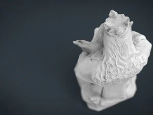 Virgin mary with baby jesus 3D Model