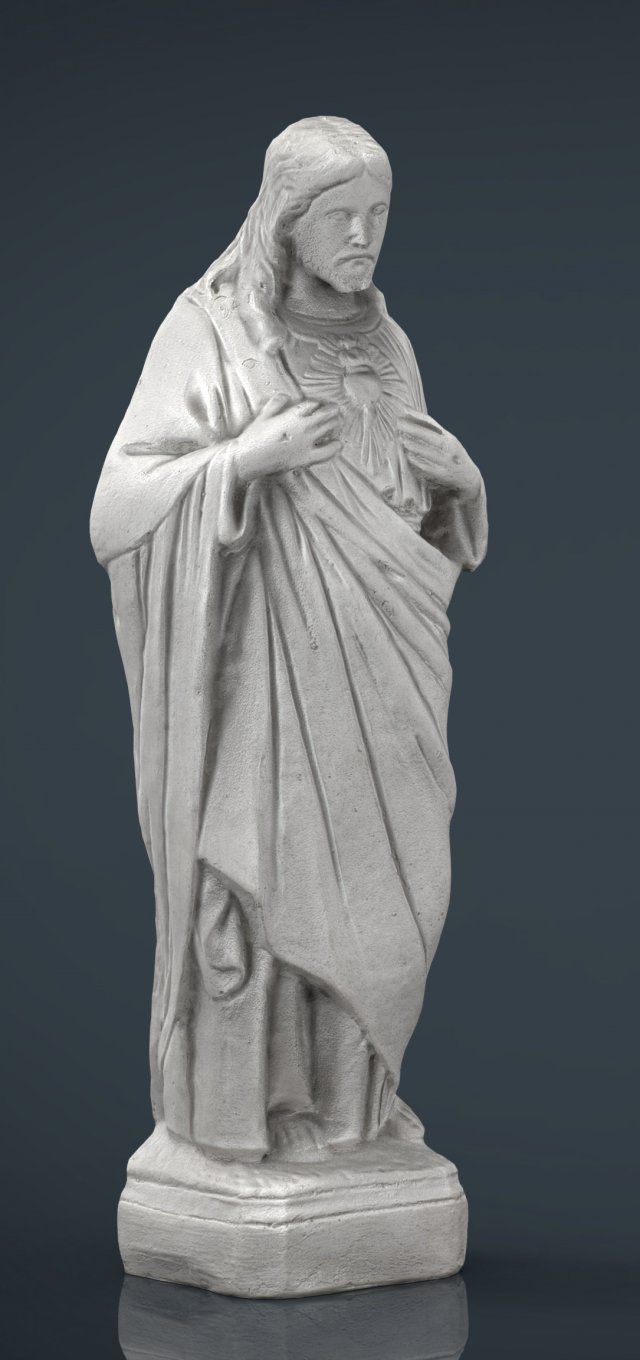 sacred heart of jesus Model 3D .c4d .max .obj .3ds .fbx .stl .blend 