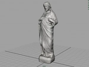 sacred heart of jesus 3D Model