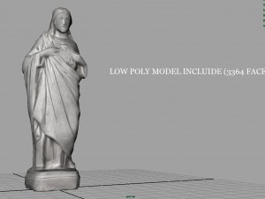 sacred heart of jesus Model 3D