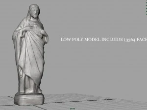 sacred heart of jesus 3D Model