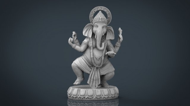dancing ganesha 3D Model .c4d .max .obj .3ds .fbx .stl .blend 