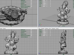 dancing ganesha 3D Model