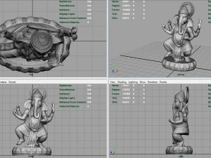 dancing ganesha 3D Model