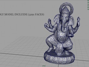 dancing ganesha 3D Model