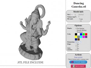 dancing ganesha 3D Model