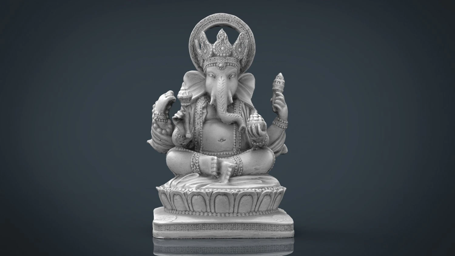 elefante ganesha Modelo 3D .c4d .max .obj .3ds .fbx .stl .blend 