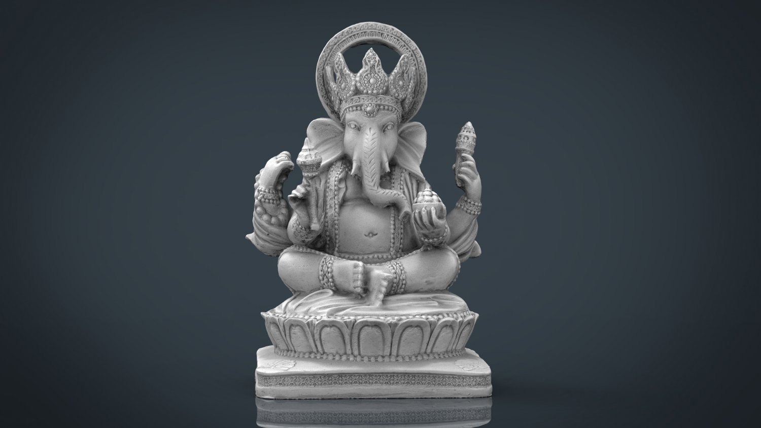 ganesh elephant 3D Model in Sculpture 3DExport