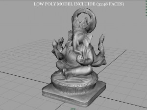 ganesh elephant Modèle 3D