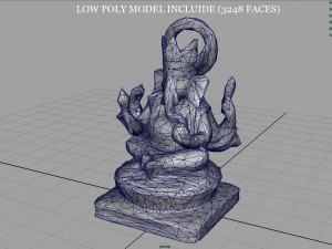 ganesh elephant Modèle 3D