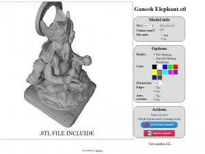 elefante ganesha Modelo 3D