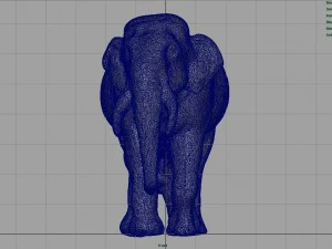 азіатські слони мати і дитина 3D Модель