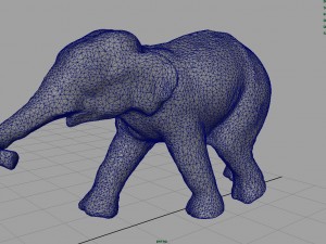 asians elephants mother and babe Modello 3D