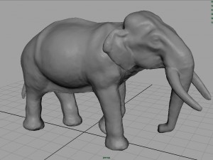 asians elephants mother and babe Modello 3D