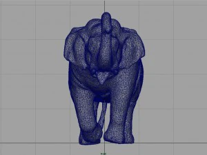elefante asiatico 2 Modello 3D