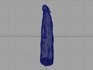 spanish fuet salami 3D Model