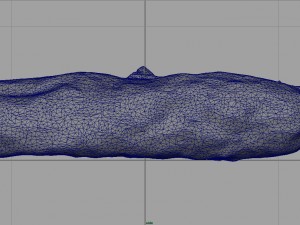 spanish fuet salami Modelo 3D