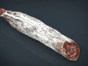 spanish fuet salami 3D Model