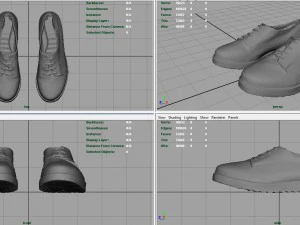 women shoes 3D Model