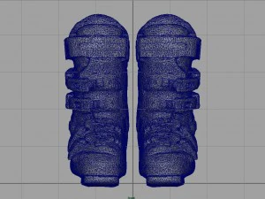 scarponi da sci Modello 3D