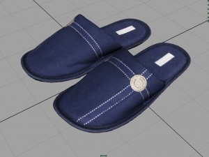 house slippers 3Dモデル