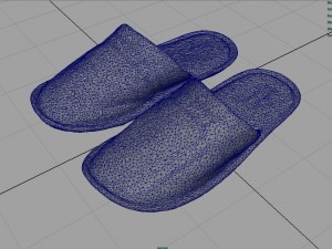 house slippers 3Dモデル